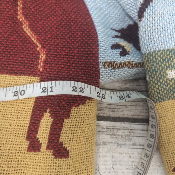 Clair Designs Lew Magram Sweater OS Vintage Western Native Art Tapestry Cardigan - Picture 5 of 9